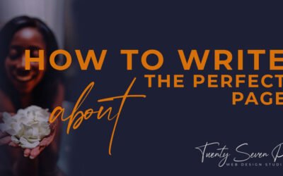 How to Write a Perfect About Page